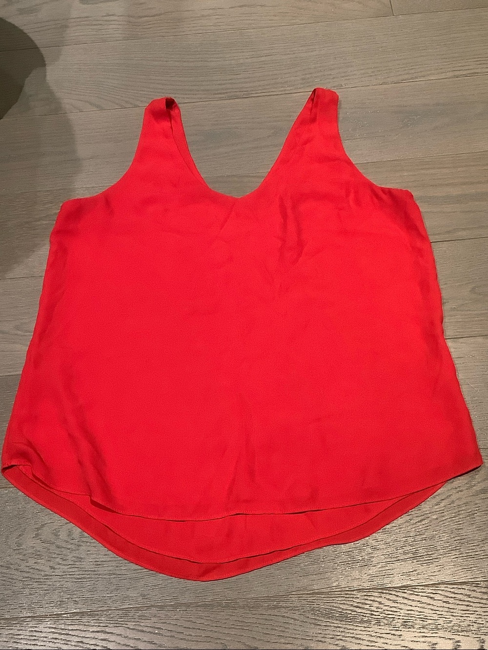 RW&CO. Bright Red V-Neck Sleeveless Camisole